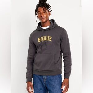 Old Navy dark Gray hoodie sweatshirt men’s large biggie graphic hoodie